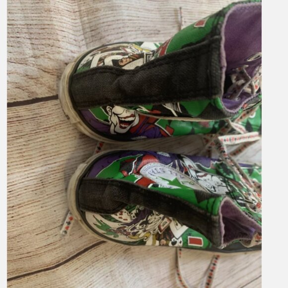 Limited Edition Joker's Converse High Tops - Picture 3 of 8